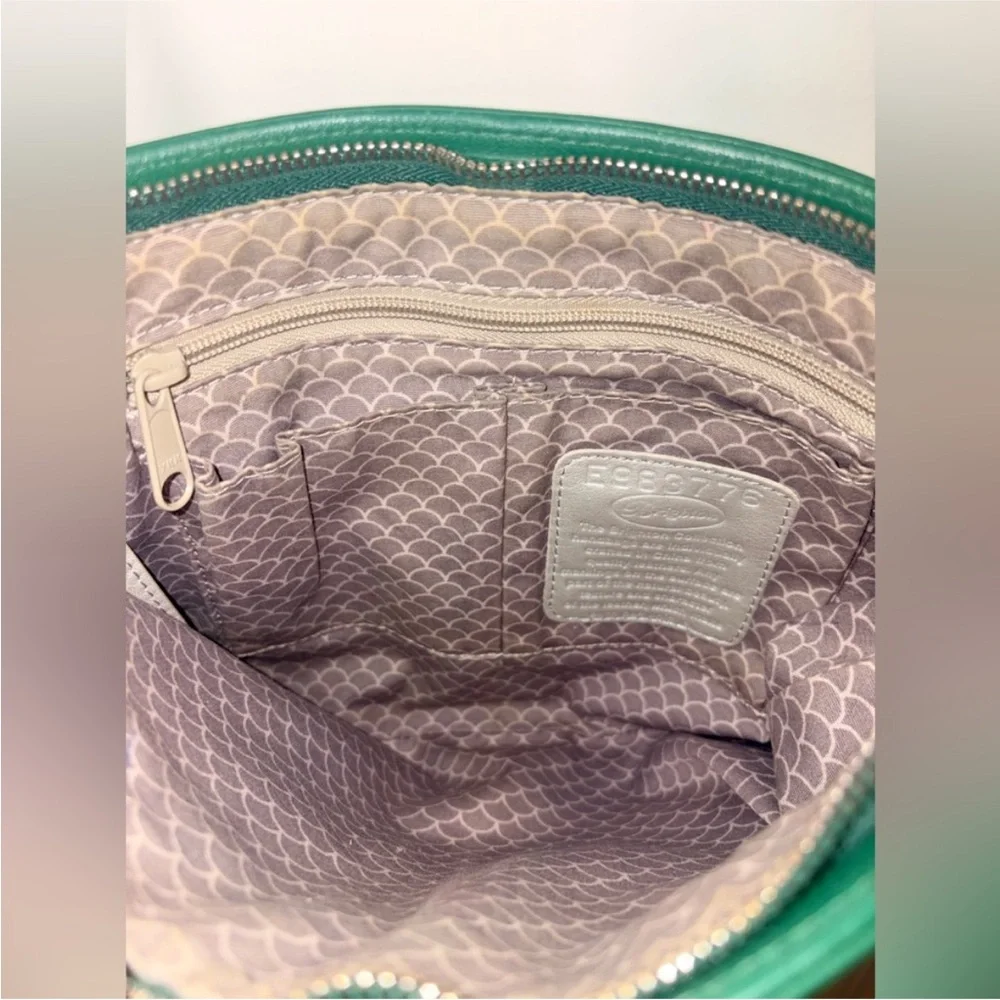 💚 Brighton Emerald Green Leather Crossbody